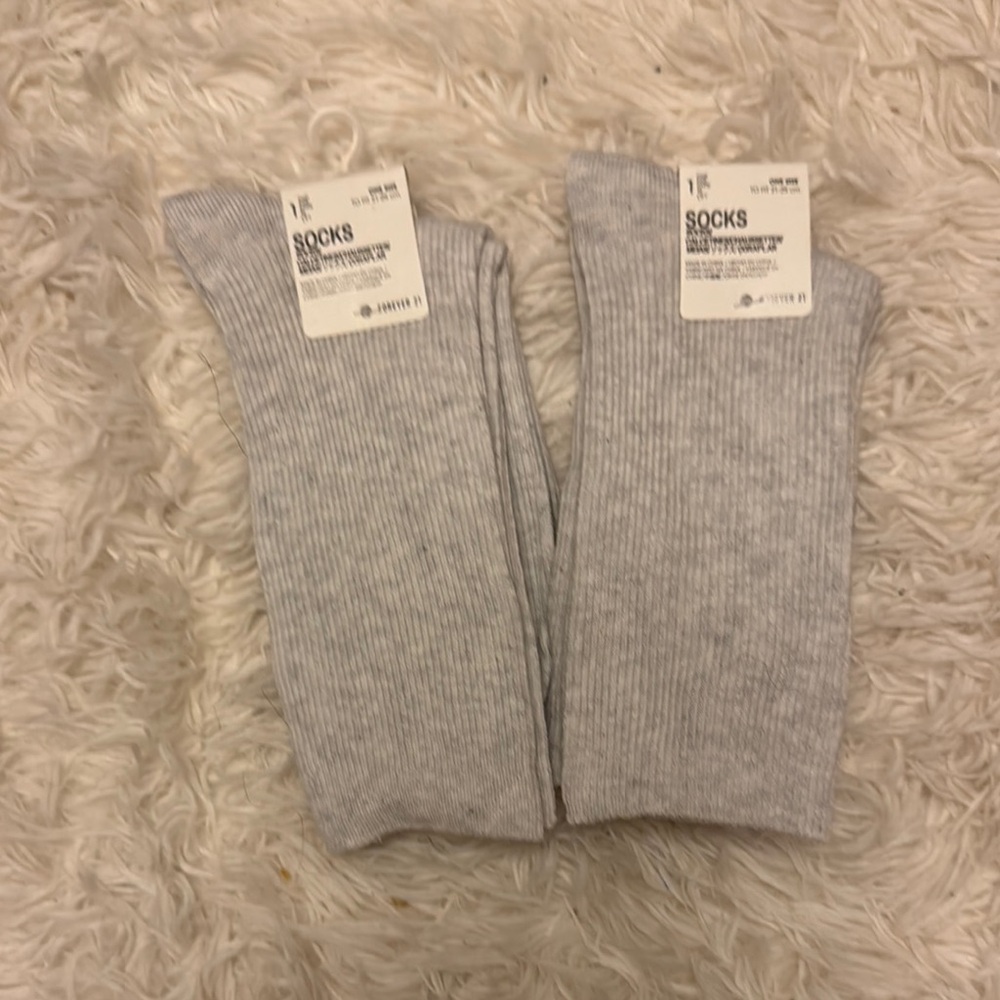 Forever 21 Gray Casual Socks